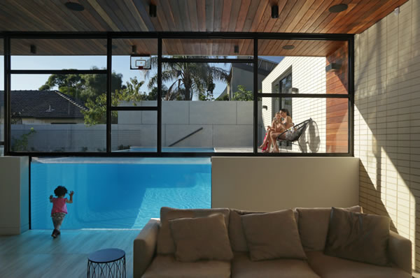 Polished pool windows