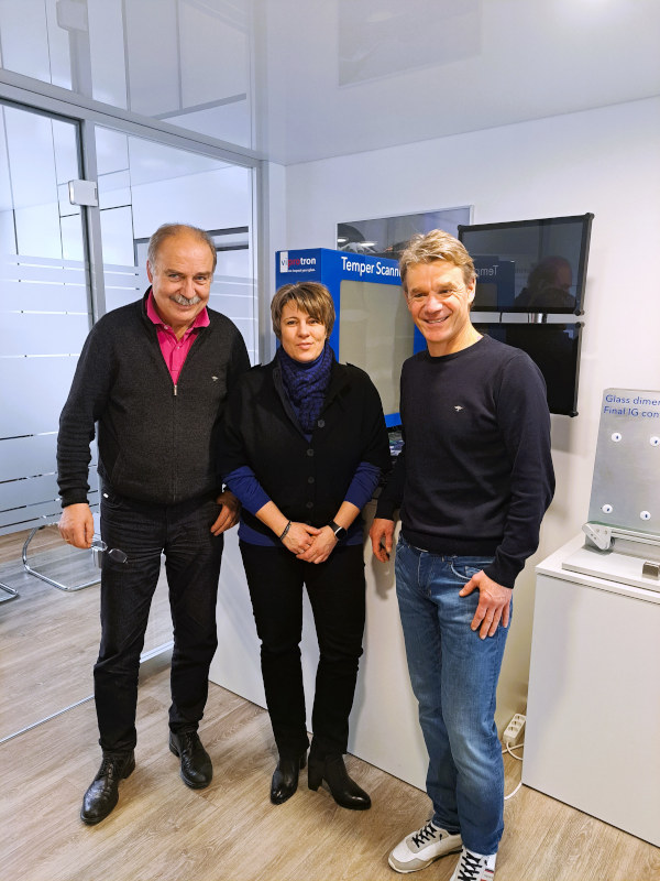 Mr. Rainer Feuster, formerly Vice President Sales, Mrs. Sandra Kugler, Sales and Marketing Director and Mr. Kai Vogel, CEO and owner at Viprotron Headquarters