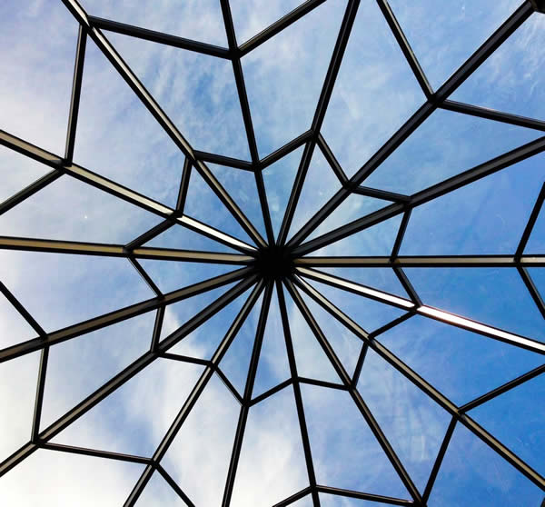 Custom Geometric Skylight as an Architectural Focal Point