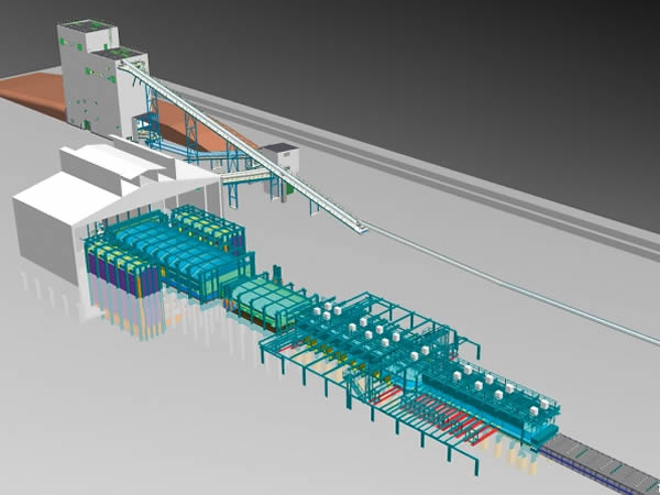 Digital data can be used to simulate commissioning – which makes it possible for the actual production system to get off to a “flying start.” During operation, the gathered data is continuously analyzed in order to optimize production.