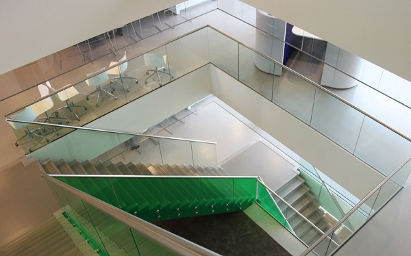 Elegant Glass Staircases Lighting up Interior Spaces