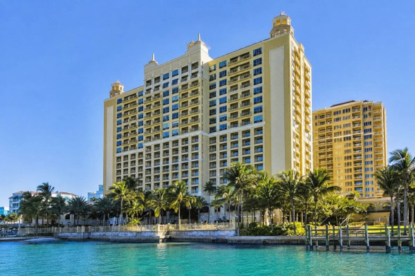 EnduroShield protects shower glass at The Ritz-Carlton, Sarasota