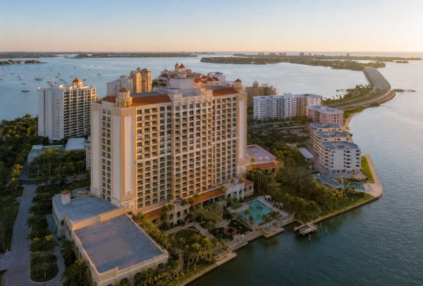 EnduroShield protects shower glass at The Ritz-Carlton, Sarasota