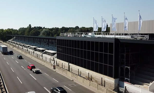 Eyrise transforms historic Berlin landmark with dynamic glass facade