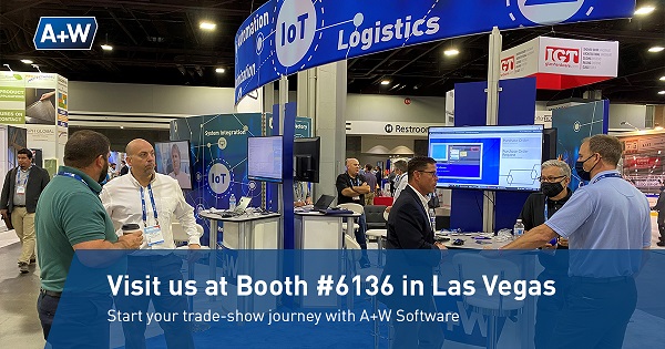 Visit A+W:Software at Booth #6136 in Las Vegas.
