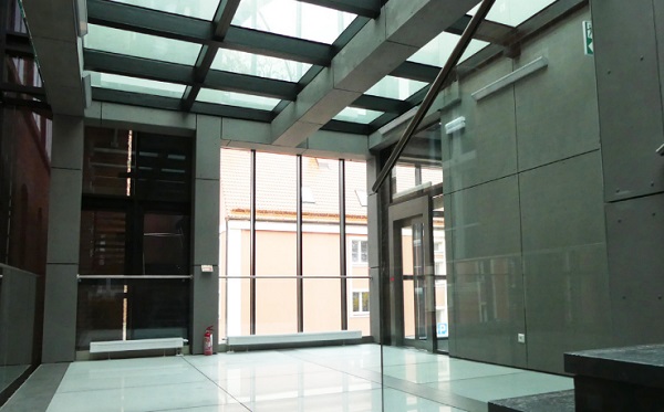 POLFLAM® F REI 60 glass used in ceilings and two storeys in Oskar Kolberg Music School in Szczecinek