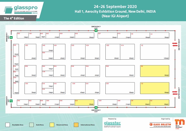 Floor Layout - glasspro INDIA 2020