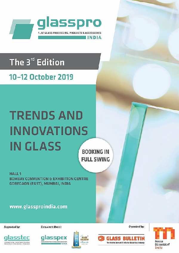 Glass industry gears up for glasspro India 2019