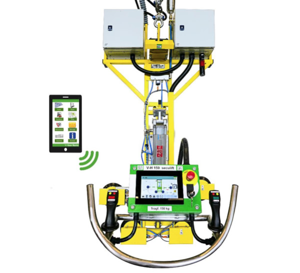 HEGLA Introduces New V-H 150 Seculift For Smart Factories And Secure Glass Handling