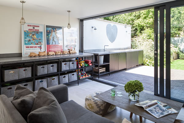 Victorian terrace renovated with Flushglaze fixed rooflight