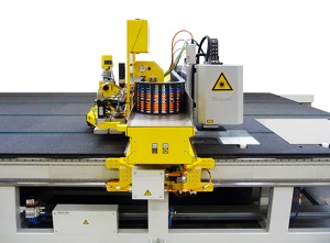 Image 3: The laser marking can be applied at any production stage. It is highly recommended to automatically mark the raw glass panel even before cutting to size. Any mix-up will become history.