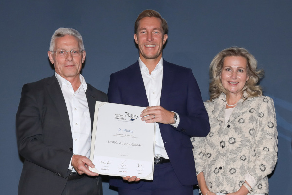 © Die Presse / Peroutka; LiSEC CEO Gottfried Brunbauer and CFO Oliver Pichler at the ALC Awards
