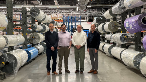 Left to Right: John Storms, President and CEO, Madico, Inc., William Davidson, Director of Sales and Marketing, Johnson Window Films, Inc., Scott Davidson, President, Johnson Window Films, Inc., Lawrence Constantin, Vice President Sales and Marketing - Window Film, Madico, Inc.