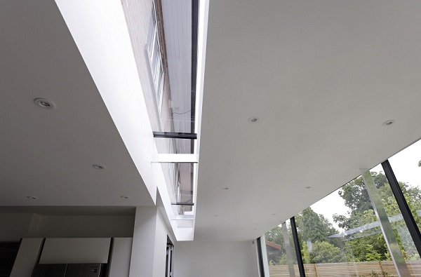 Modular rooflights create a spectacular glass ceiling