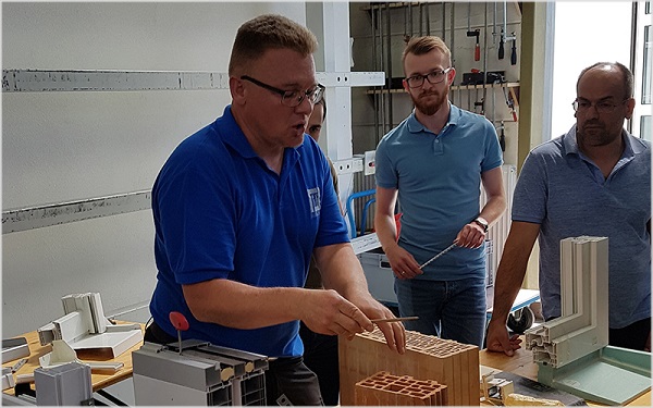 The seals installed by the participants were then tested for leaks on the ift test rig.