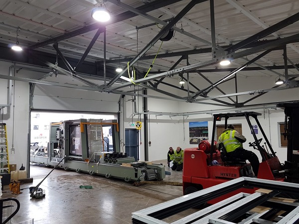 New CNC Machine lands at Clarke Facades