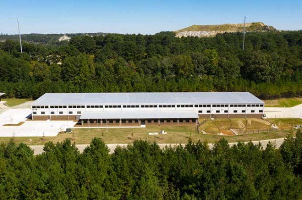 Figure 1: View from above of the new location of HEGLA Corp. in Stockbridge, Georgia (USA)