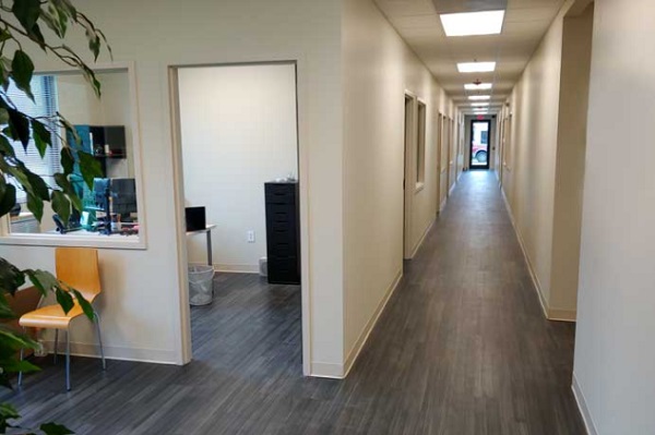 Figure 4: Insight into the new office building. Here, space has been created for new employees to further expand resources and service.
