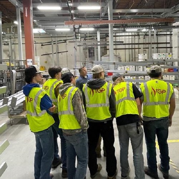 Seattle-area students visit TGP, a brand of Allegion, on MFG Day, Oct. 7, 2022