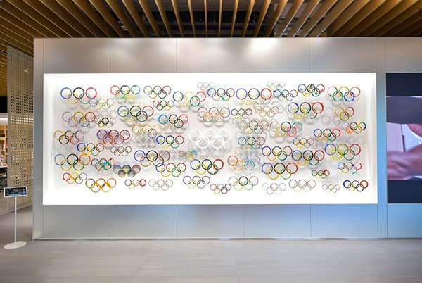 The Spirit of Olympic Rings Shining the World