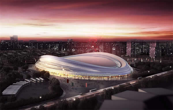 The National Speed Skating Hall(Design Sketch)
