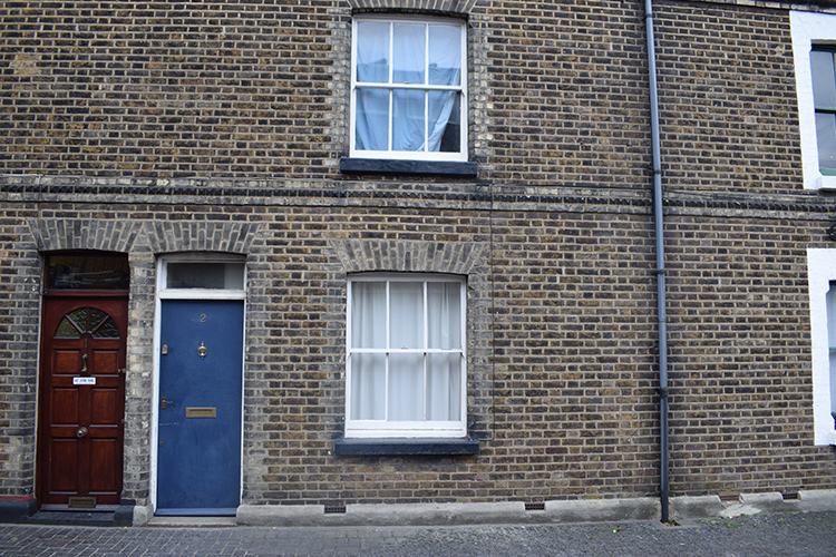 Old timber windows and door