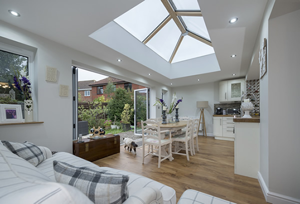 Opus Ultrasky with Bi-folding Doors Installation