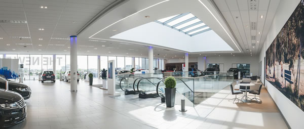 Q-railing project: Inchcape West London Volkswagen