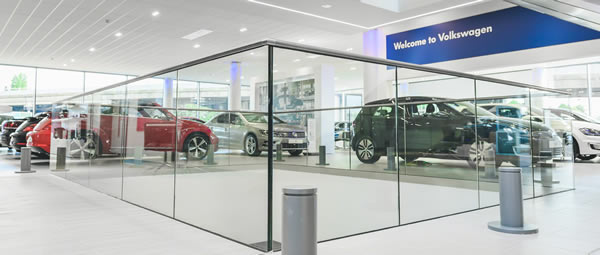 Q-railing project: Inchcape West London Volkswagen