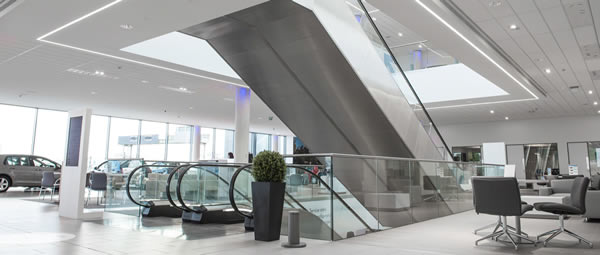 Q-railing project: Inchcape West London Volkswagen