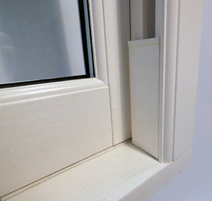 Deep bottom rail in Box Sash Window
