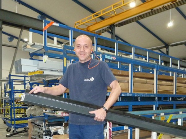 Picture credits: Schüco International KG Daniel Koller, fabrication team leader at Surber Metallbau AG.
