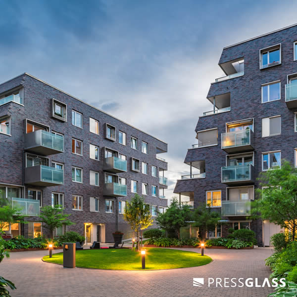 Sørenga residential complex with glass units from Press Glass