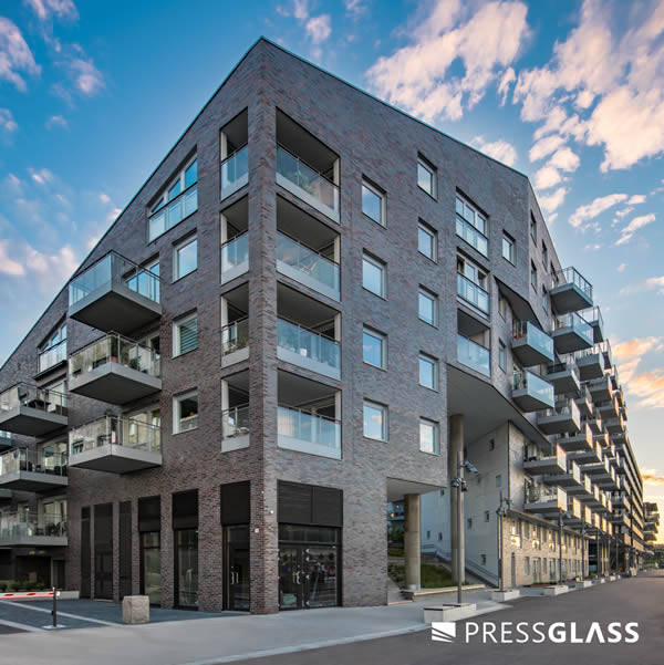 Sørenga residential complex with glass units from Press Glass