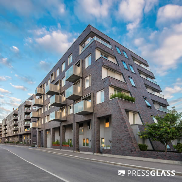 Sørenga residential complex with glass units from Press Glass