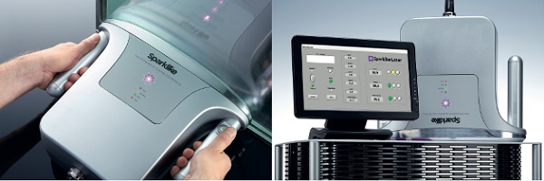 Sparklike Laser™ devices for non-destructive insulating glass gas fill analysis