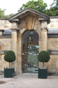 Structural glass window at Blenheim Palace