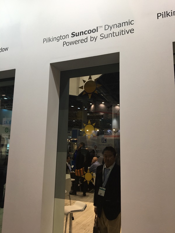 Suntuitive® Dynamic Glass makes Positive Impression at Glasstec 2018