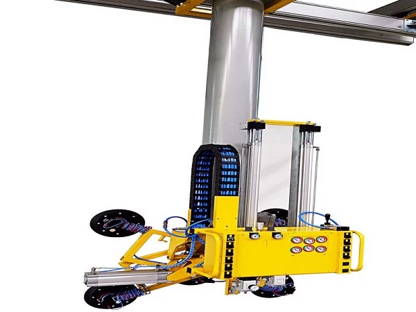 Image 2: Isofix is a pillar-guided vacuum lifter with motion stability for handling glass and windows (lifting, tilting, rotating).