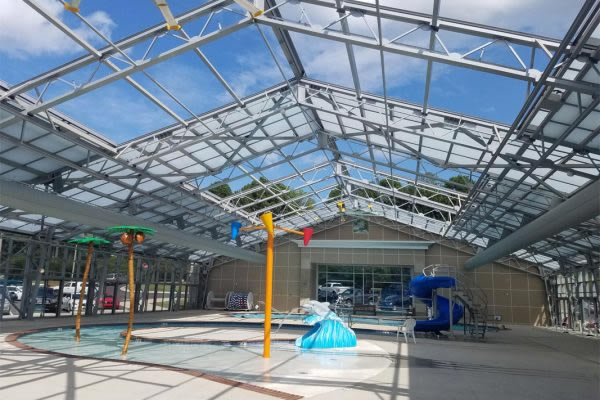 Unique Indoor/Outdoor Pool Design for Batesville Community Center and Aquatic Center