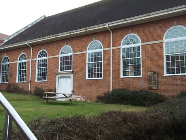 Vertical sliding windows installed at Varndean College