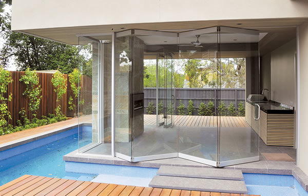 VetroStax Frameless Stacking Doors System