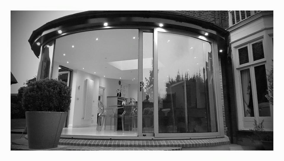 Curved Glass Doors in Epping Forest