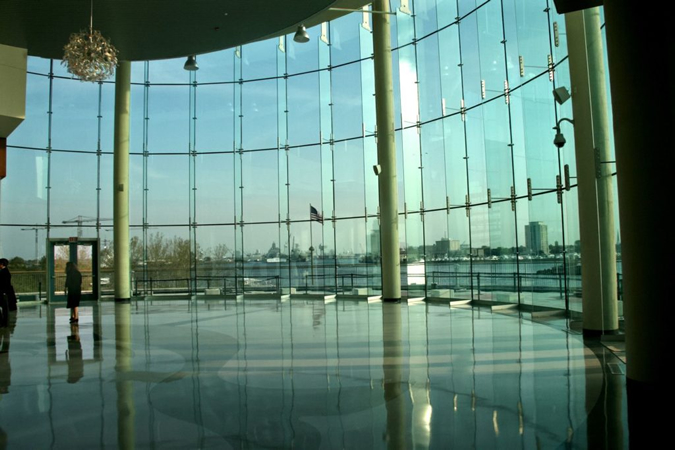 Norfolk Cruise Terminal Lets the Light Shine In with Glass Lobby Enclosure