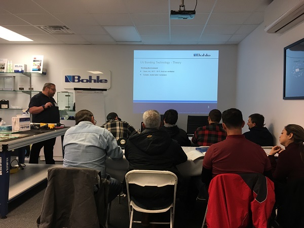 Bohle America Completes Another Successful Set of UV Bonding Training Sessions