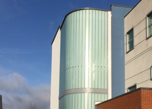 Glazed Profilit™ Stairwell For Colchester Health Care