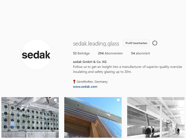 expansion of the sedak instagram page: @sedak.leading.glass