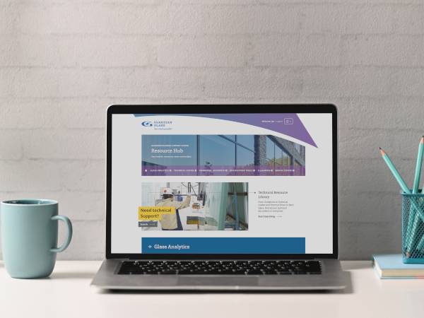 The new Guardian Glass Resource Hub offers 24/7 online access to technical information, analytical tools and training.