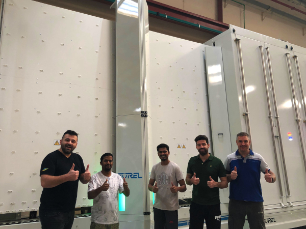 LineScanner installation at PureGlass, Dubai