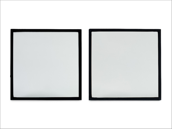 Pictured left to right: Sungate ThermL™ glass paired with Solarban® 60 glass, and Solarban® 60 glass alone. Due to its colorless and low reflective aesthetic Sungate ThermL™ glass enhances U-value but does not change the visual characteristics of the IGU.